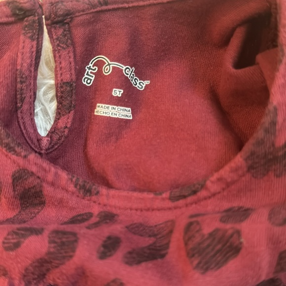 Art Class tiered leopard dress 5T - Picture 4 of 4